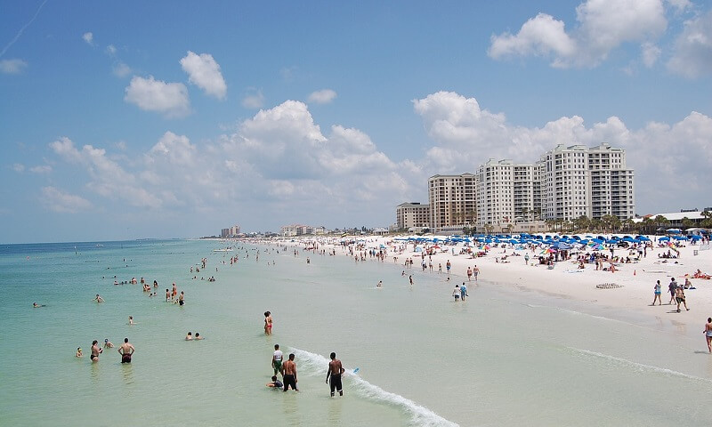Clearwater Beach（Clearwater, Florida）クリアウォータービーチ（フロリダ）