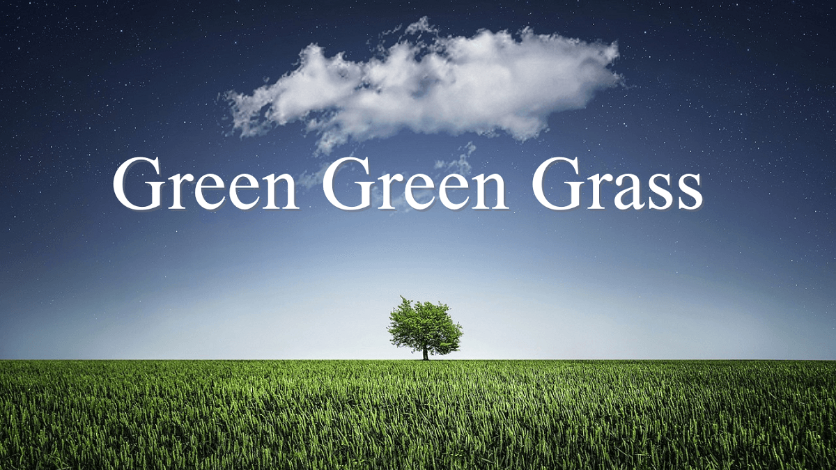 TikTokで流行っているGreen Green Grass（グリーングリーングラス）歌詞・和訳