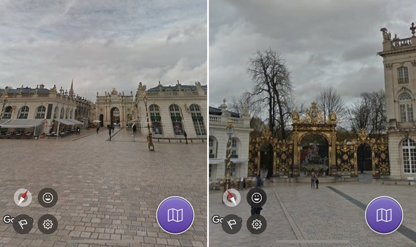 ナンシーのスタニスラス広場、カリエール広場、アリアンス広場（Place Stanislas, Place de la Carrière and Place d'Alliance in Nancy）